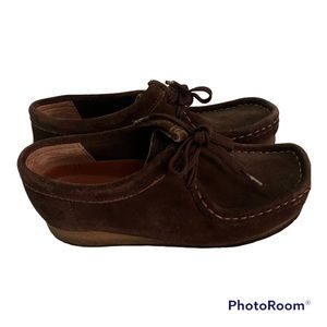 Wallabees original Clark’s , brown suede, worn 3 times